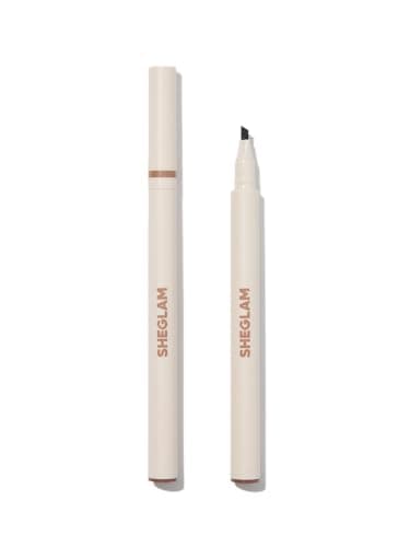 Image of SHEGLAM Feather Better Liquid Eyebrow Pencil Long Lasting Smudge Proof Waterproof Natural Fuller Eye Brow Pen - Taupe
