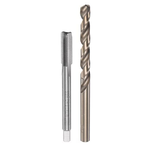 Image of sourcing map Tap & Bit Sets, M7 x 0.5 H2 Straight Flute Machine Thread Milling Tap, 6.5mm M35 Cobalt High Speed Steel (HSS-CO) Twist Drill Bit