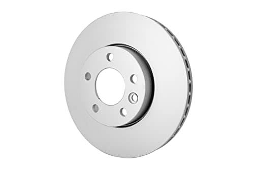 Image of HELLA 8DD 355 123-511 Brake Disc - 55795PRO_HC - High-carbon - Coated - 308mm - 29.5mm - Internally Vented - for e.g. VOLKSWAGEN