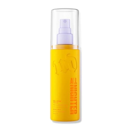 Image of Urban Decay All Nighter Waterproof Make-Up Setting Spray Glow Finish, Up to 24hr Wear, +12% Finer Particles, Hydrating, Sweat & Transfer Resistant (Travel Size or Full Size)
