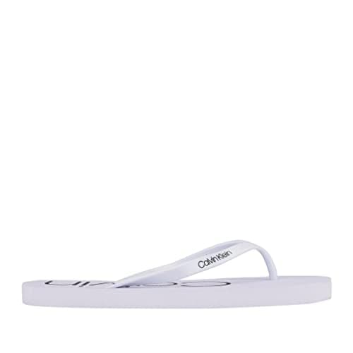 Image of Calvin Klein Women's Salma Flip-Flop, White, 3 UK