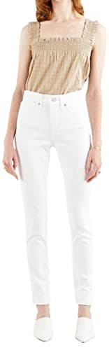 Image of Levi's Women's 311 Shaping Skinny Jeans, Soft Clean White, 28W / 30L