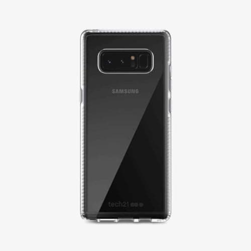 Image of Tech21 T21-5763 Pure Clear Case for Note 8 - Ultra Thin Back Cover with BulletShield Protection - Pure Clear - Transparent