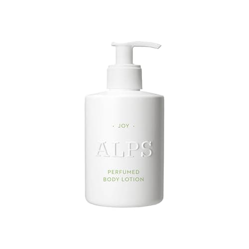 Image of ALPS Joy Body Lotion 300ml – Vegan Moisturising Body Lotion Made in Italy with Lemon, Grapefruit, Mint & Basil, 50% Recycled Plastic Bottle, Uplifting JOY Scent Inspired by the Alps