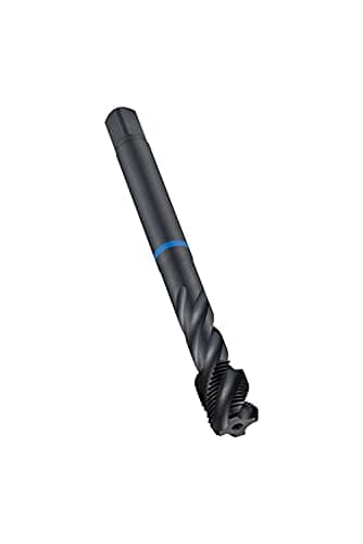 Image of Dormer E383M12X1.5 Series E383 HSS-E-PM Spiral Flute Blue Shark Line Machine Tap Metric Fine with Steam Tempered Finish, DIN Standard, MF12 x 1.50 mm Thread, 100 mm Length