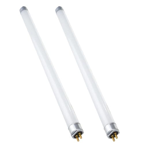 Image of Terilamy T4 Fluorescent Tube - 2 Pack 6W Low Energy Consumption Tube Light, G5 Base High Efficiency CFL Bulb for Kitchen, Bathroom, Cabinet & Under Cabinet Lighting
