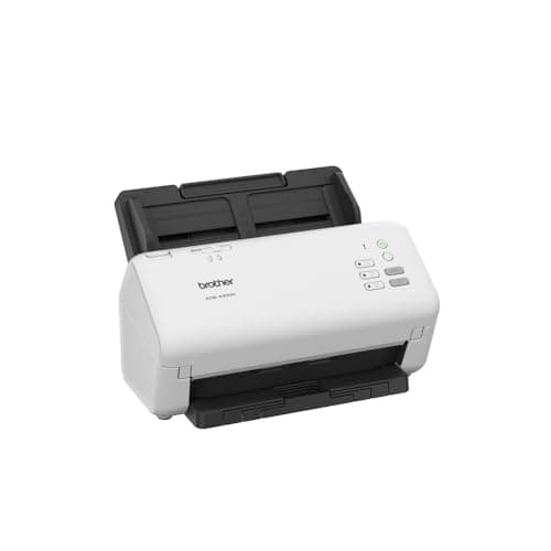 Image of BROTHER ADS-4300N | Office Document Scanner | Duplex | A4 | 40 Pages/Minute | Ethernet Network | Scan to USB | 80-Sheet ADF