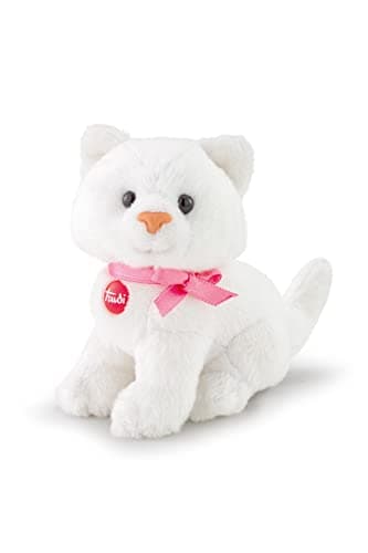 Image of Trudi Little cat Mini gift plush toy. Small stuffed animal for cars | 5x9x8cm size XXS | Sweet Collection | model TUDL7000