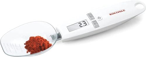 Image of Soehnle Cooking Star Digital Measuring Spoon with 0.1 g Graduation and 500 g Load Capacity, Weighing Spoon scale for the smallest quantities, Precision Electronic Measuring Spoon for spices