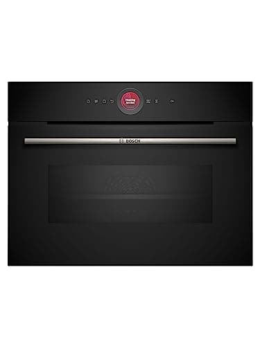 Image of Bosch Series 8 CMG7241B1B, Built-in Compact Microwave Oven with Hotair Gentle,2D Hotair Digital Control Ring Microwave Boost Function