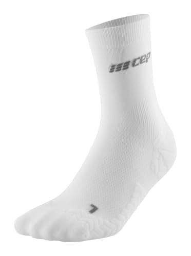 Image of CEP Women Core Run Ultralight Socks Low Cut 4.0 Running Clothing Compression Socks White - White