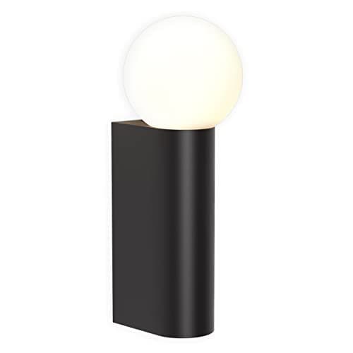 Image of Astro Ortona Single Bathroom Wall Light - IP44 Rated - (Matt Black), G9 Lamp, Designed in Britain - 1459005-3 Years Guarantee
