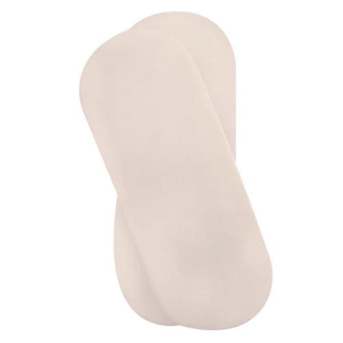 Image of Clair de Lune 2 Pack Fitted Jersey Cotton Moses Basket Sheets 74 x 30 cm (Cream)