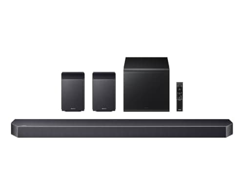 Image of Samsung HW-Q930F Q-Series Soundbar, 9.1.4ch Wireless Dolby Atmos, Subwoofer + Rear Up-Firing Speakers, DTS:X, SpaceFit Sound