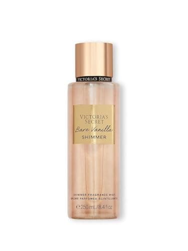Image of Victoria's Secret Bare Vanilla Shimmer Fragrance Mist, Whipped Vanilla and Soft Cashmere, 250 ml