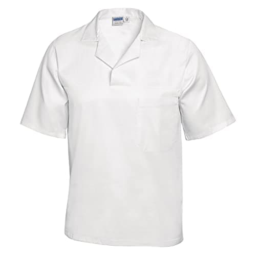 Image of Portwest Bakers Shirt S/S, Size: XXXL, Colour: White, 2209WHRXXXL