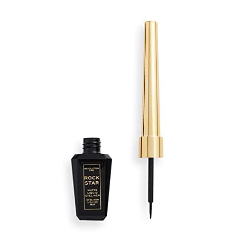 Image of Revolution Beauty London Pro, Rockstar Matte Liquid Eyeliner, Black, 4 ml