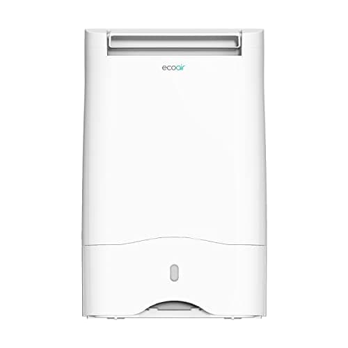 Image of EcoAir DD3 Slimline 10L Desiccant Dehumidifier Electronic Control 10 L/Day Quiet 39dBA Anti Bacterial Filter Automatic Louvre Laundry Mode Timer Light Weight 6.8Kg 3YR Warranty