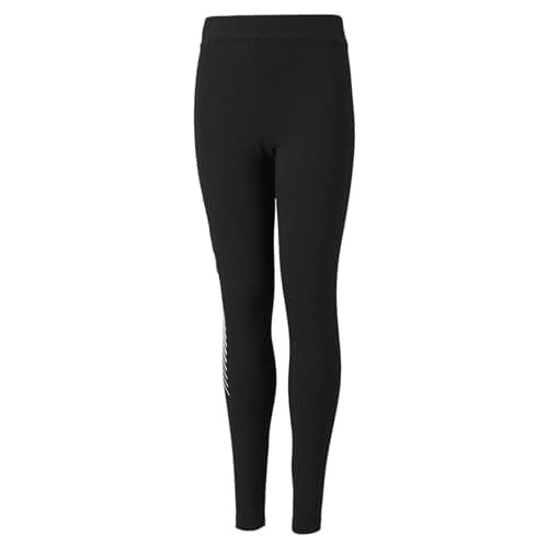Image of PUMA Ess G Logo Leggings for Girls, PUMA - Black, 13 Years
