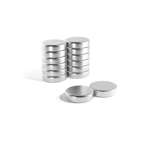 Image of Magnet Store 6mm x 3mm Disc Diametrically Magnetised Neodymium N52 – Perfect for Engineering, Model Making, and Exhibition Design (1)