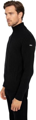 Image of Schott NYC Men's Plecorage1 Pullover Sweater Not Applicable, Black, Large