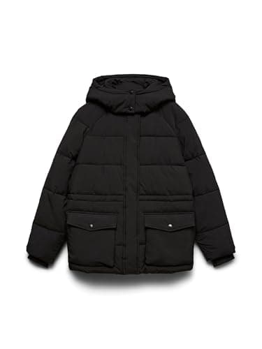 Image of VERO MODA Women's Vmdiana Jacket Noos Quilted Jacket, black, XS