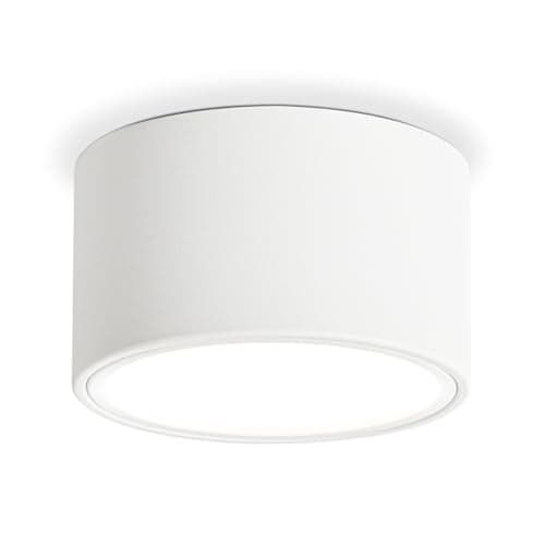 Image of KYOTECH LED Surface Spotlight - 4000K Matte White Ceiling Spot - 6W 550LM GX53 - Ø95x55mm - Living Room, Bedroom, Kitchen