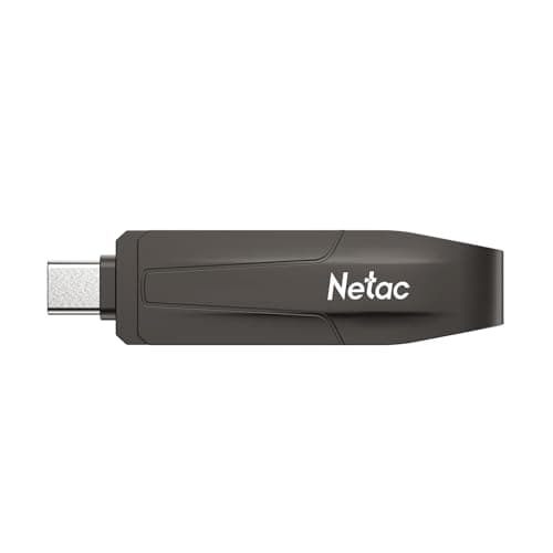 Image of Netac 128GB Portable External USB Solid State Drive up to 550MB/s Type-c and USB 3.2 Dual Interface, Security Protection for Data Storage, Expansion of Storage for Photos/Videos/Music/Files, US8