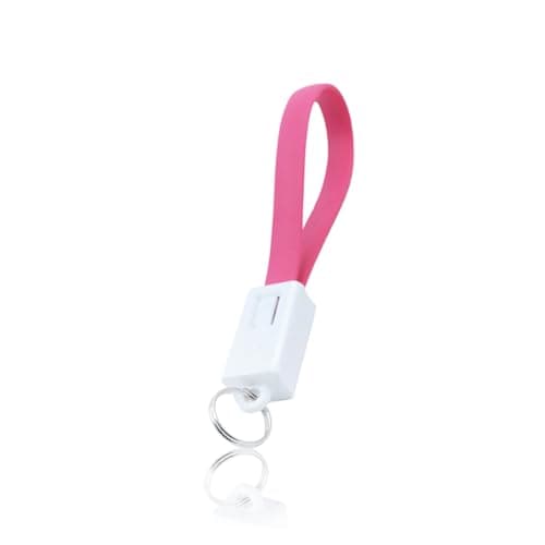 Image of SHINEOFI Charging Cable Keychain Micro USB Cable Key Ring Data Charging Cord for Mobile Devices for Travel and Everyday Use