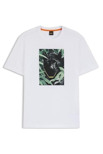 Image of BOSS Mens Te Animali 10254276 01 White XL