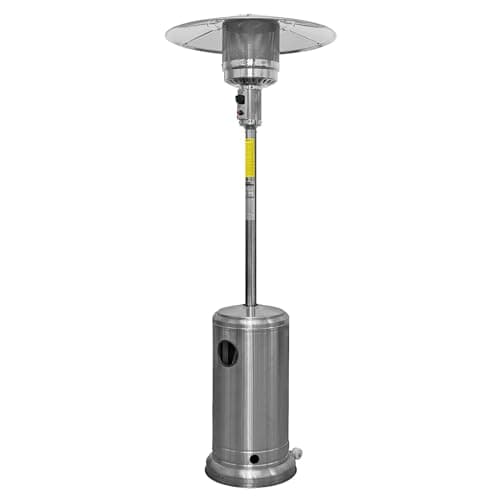 Image of Dellonda 13kW Outdoor Gas Patio Heater - Stainless Steel - DG2