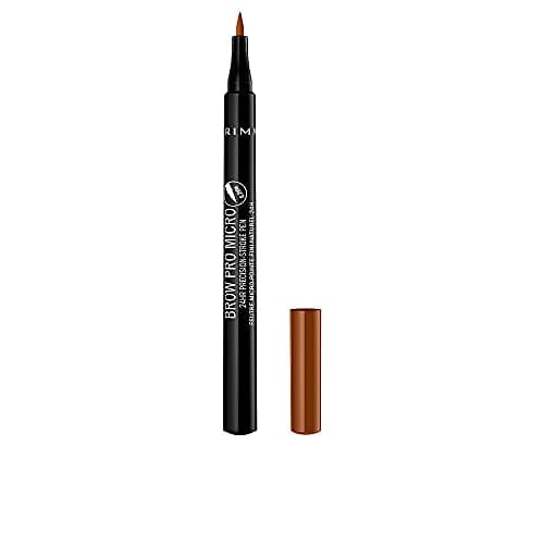 Image of Rimmel London Brow Pro Micro 24HR Precision-Stroke Pen, Microfilling Felt Tip, Honey Brown, 1 ml