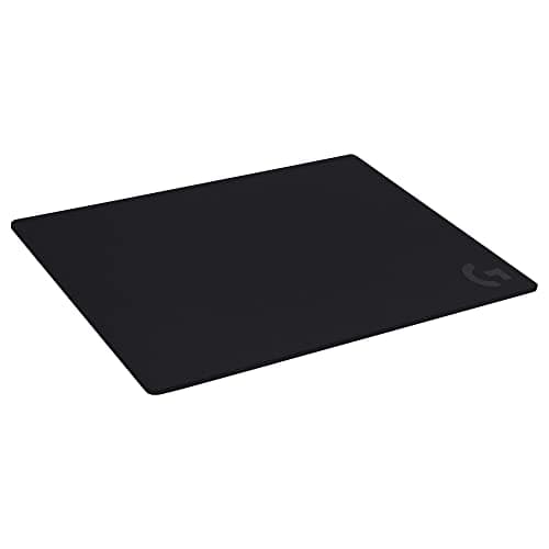 Image of Logitech G G740 Large Thick Gaming Mouse Pad, Optimised for Gaming Sensors, Moderate Surface Friction, Non-Slip Mouse Mat, Mac and PC Gaming Accessories, 460 x 400 x 5 mm - Black