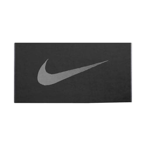 Image of Nike Sport Towel NP Sports Towel Fitness Training Gym Towel Absorbent, Black/Anthracite, M
