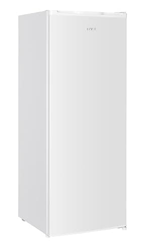 Image of Freezer - 168L Upright Freezer, 142.6CM Height, 54.5CM Width, Quiet 39 dB Operation, Freestanding Design, 5 Clear Drawers, White, Perfect For Family Homes - RF01SDFR168W01
