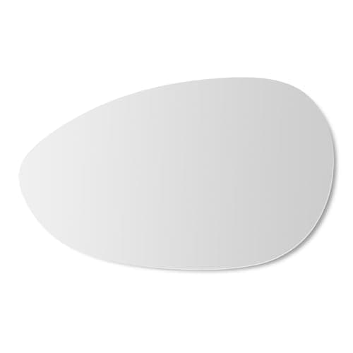 Image of SENZEAL Wing Mirror Glass Heated Passenger Side for Fiat 500 500C 2007-2024 Grande Punto 2005-2012 Linea 2006-2018 Abarth 500C 595C 695C 71740498 (Left)