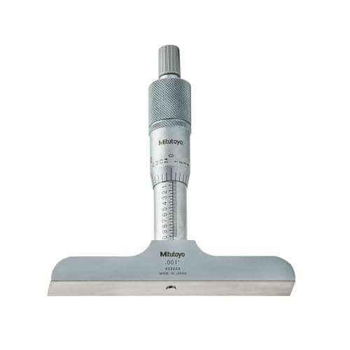 Image of Mitutoyo 128-105 Fixed Rod Depth Micrometre, 0"-1"