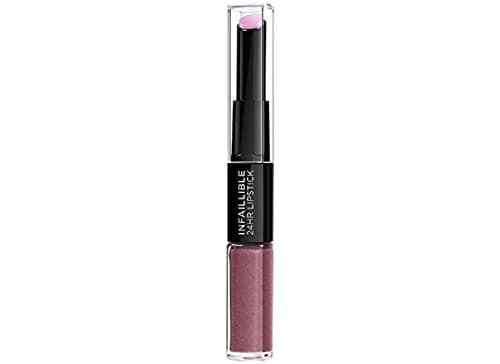 Image of L'Oreal Infallible 24 Hour 2 Step Duo Lip Colour 209 - Violet Parfait