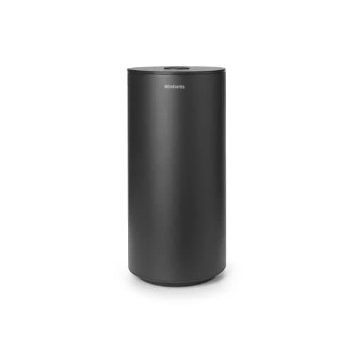 Image of Brabantia - Mindset Toilet Roll Dispenser - Room for 2 Spare Rolls - Fits All Regular Roll Sizes - Smart Lift System - Corrosion Resistant - Bathroom Accessory - Infinite Grey - 30 x 15.1 x 13.7 cm