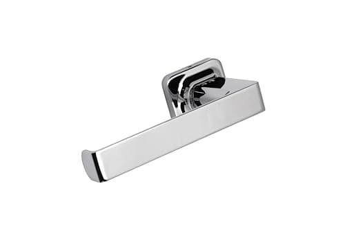 Image of Croydex Shoreditch Toilet Roll Holder - Durable Zinc Alloy, Quality Chrome Finish, Bathroom Storage Solution, Flexi-Fix Accessories, Easy to Fit, Screw or Glue Installation, All Fixings Included