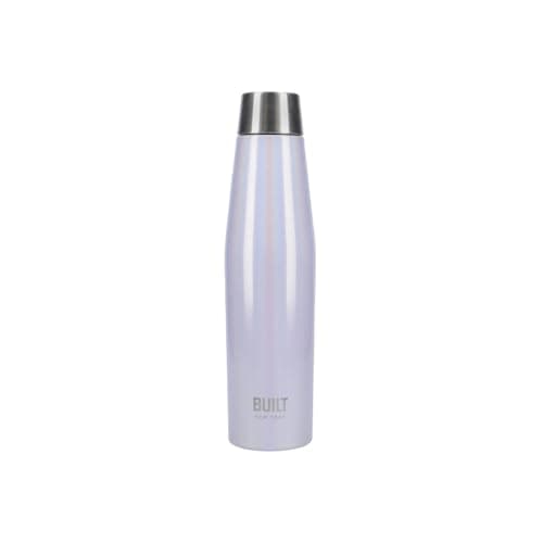Image of Built Apex Insulated Water Bottle with Leakproof Perfect Seal Lid, Sweatproof 100% Reusable BPA Free 18/8 Stainless Steel Flask, Iridescent Lilac, 540 ml, Pink