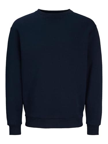 Image of JACK & JONES Men's Jjebradley Sweat Crew Noos Sweater, Blazer Navy, XXL