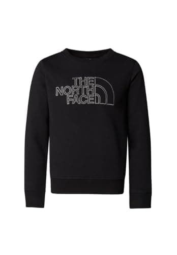 Image of The North Face Boys Drew Peak Light Crew Sweatshirt, Tnf Black, 10 Years