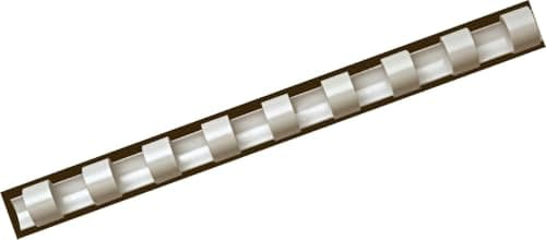 Image of Fellowes 10mm A4 Binding Combs for Comb Binding Machine - 21 Ring, 41-55 Sheet Binding Capacity - Pack of 25 - White