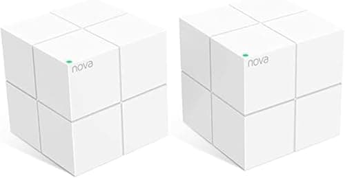 Image of Tenda Nova MW6 Mesh WiFi System - Up to 4000 sq.ft. Whole Home Coverage, WiFi Router and Extender Replacement, Gigabit Mesh Router for Wireless Internet, Works with Alexa, Parental Controls, 2-pack