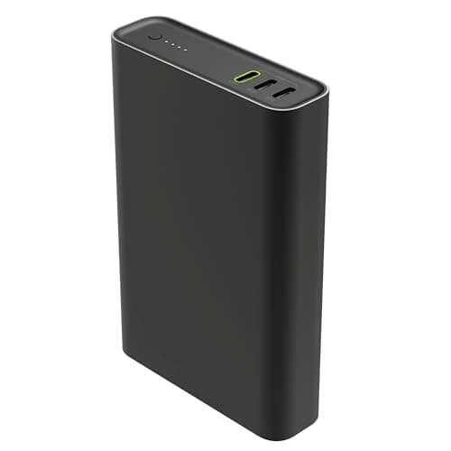 Image of ZAGG mophie Powerstation Pro 20K Power Bank, 20,000mAh Portable Battery with 3 USB-C Ports, LED, Triple Device Fast-Charging, Pocket-Friendly Design for Smart Phones, Tablets & Laptops (Black)