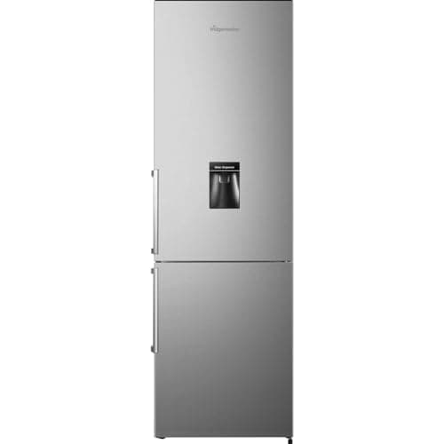 Image of Fridgemaster MC55265DES 180cm High 70/30 Fridge Freezer - Silver - E Rated