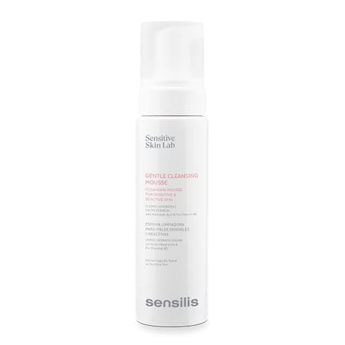 Image of Sensilis - Gentle Cleansing Mousse, Cleansing Foam for Sensitive and Reactive Skin with Hyaluronic Acid and Vitamin B5 - 200ml (Pack of 1)