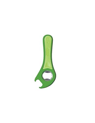 Image of Zyliss E24225 5 Way Opener, Plastic/Stainless Steel, Green, Manual Handheld Opener for Tins/Cans/Bottles/Jars, Dishwasher Safe
