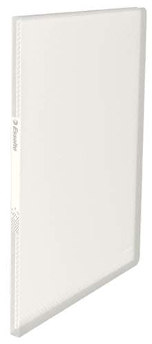 Image of Esselte A4 Display Book, 20 Pockets, 40 Sheet Capacity, Transparent Pockets, VIVIDA White, VIVIDA Range, 623993